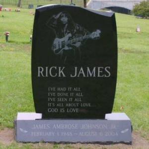 Rick James' Grave