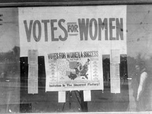 ... suffrage organizations, joined the National American Woman Suffrage