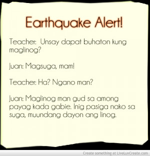 Bisaya Earthquake Joke