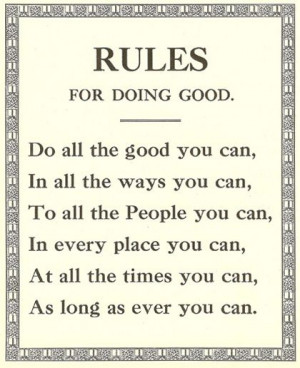 Delta Gamma - Rules for doing good.