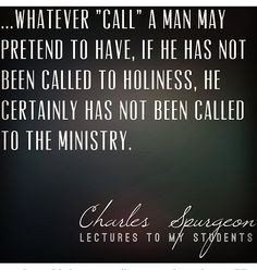 God called minister is called to make Christians better Christians ...