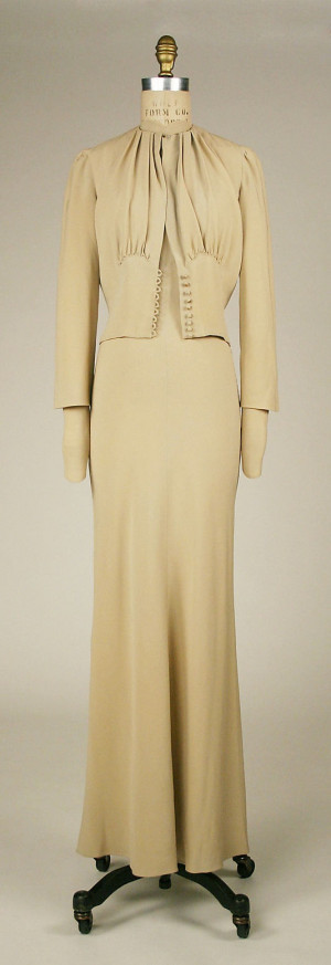 Mainbocher Wedding Dress and Jacket - 1937 - by Mainbocher (American ...