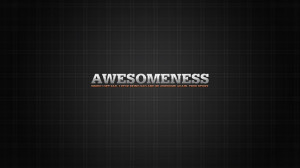 Awesomeness, Full HD 1080p wallpaper, funny quote, true story