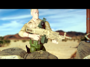 The packs also include a desert colored M240B; desert colored Barret ...