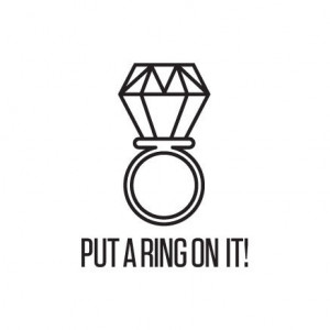 Put A Ring On It - Button by Alice Donadoni, via Behance