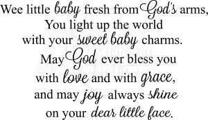 Nursery Wall Quotes | Baby Girl Quotes, Baby Boy Quotes