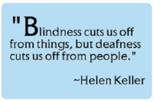 Helen Keller Hearing Loss Quotes