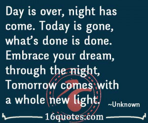 Tomorrow comes quotes