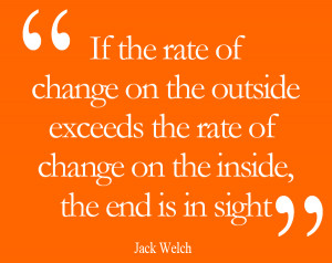 Rate of Change – Jack Welch