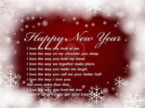 Famous Happy New Year Poems For Boyfriend 2015