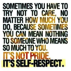 Sometimes you to try not to care…#relationship #quotes