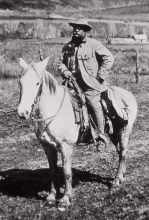 theodore roosevelt on his horse