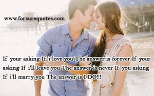 Picture quotes if i will marry you