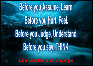 Life Quotes and Sayings