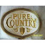 Pure Country George Strait Buckle