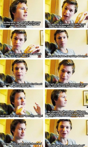 cute, amsterdam, tfios, shai, the fault in our stars, ansel elgort ...
