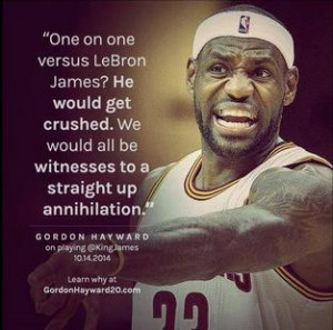 ... LeBron James — or any other professional basketball player — in