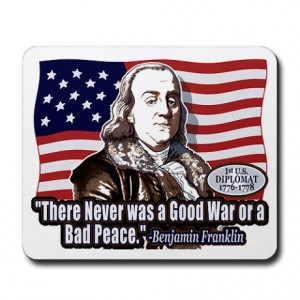 1776 Gifts > 1776 Office > Ben Franklin Quote Mousepad