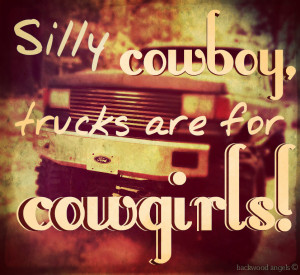 Silly Cowboys...