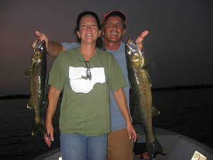 Marilyn Quayle lands trophy pike