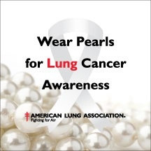Wear Pearls for Lung Cancer Awareness https://www.giveforward.com ...