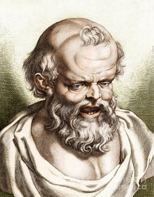 Democritus, Greek Polymath Photograph