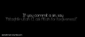If you commit a sin