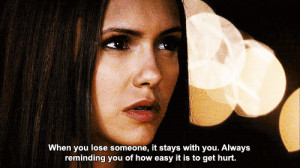 vampire diaries #losing someone #elena