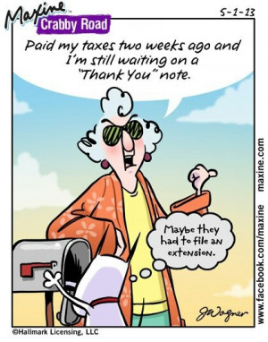 Maxine: ”I paid my taxes 2 weeks ago and I'm still waiting on a ...