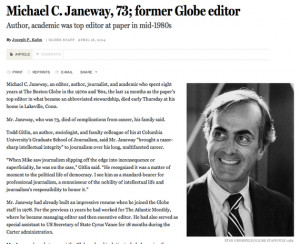 Michael Janeway and The Atlantic - James Fallows - The Atlantic