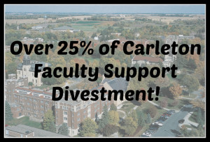 for Carleton to continue to profit from its investment in fossil fuel ...