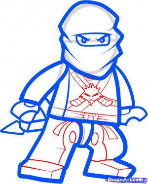 blue ninjago colouring pages (page 3)