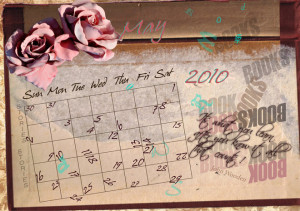 May Calendar page ©2010 Kadira Jennings