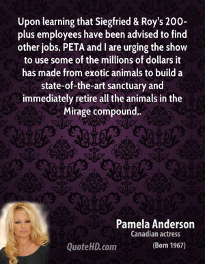 employees have been advised to find other jobs, PETA and I are urging ...