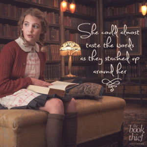 lavish library: Liesel Meminger’s personal heaven.