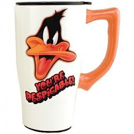 Looney Tunes Daffy Duck You're Despicable Travel Mug