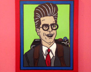 Egon Spengler Harold Ramis Ghostbus ters painting ...