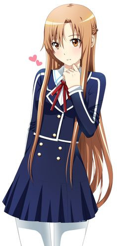 ... art animal art yuuki asuna schools uniforms art online sao asuna