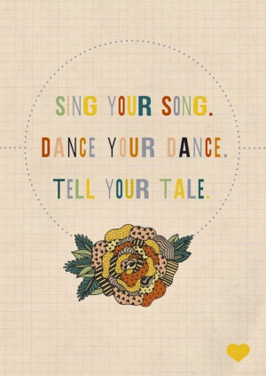 Sing dance tell