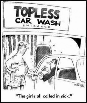 Car wash in Cartoons