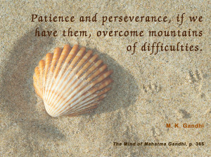 Patience And Perseverance If We Have Them Overcome Mountains Of ...