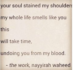 Nayyirah Waheed Love Your Body Quotes