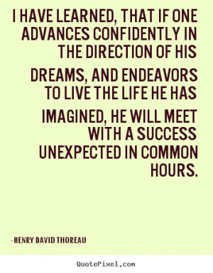 henry david thoreau success quotes