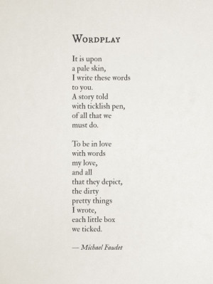 wordplay | by michael faudet