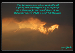 INSPIRATIONAL PHOTO – Hope