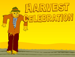 Christian Harvest Clip Art Harvest celebration scarecrow