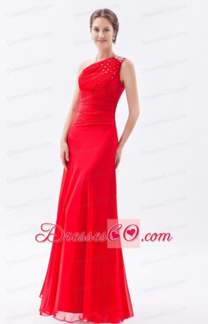 Long Red Prom Dress