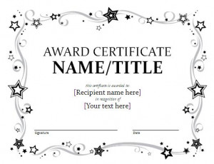 free employee award certificate templates