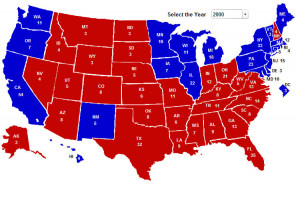 Electoral Vote Maps from 270toWin.com