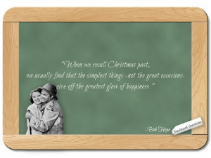 Blackboard Quotations: on Christmas Past